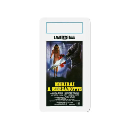 MIDNIGHT KILLER 1986 Movie Poster - Refrigerator Magnet 2 Inch Die-Cut - The Sticker Space