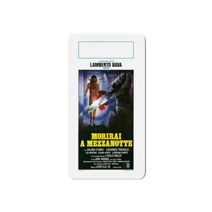 MIDNIGHT KILLER 1986 Movie Poster - Refrigerator Magnet 4 Inch Die-Cut - The Sticker Space