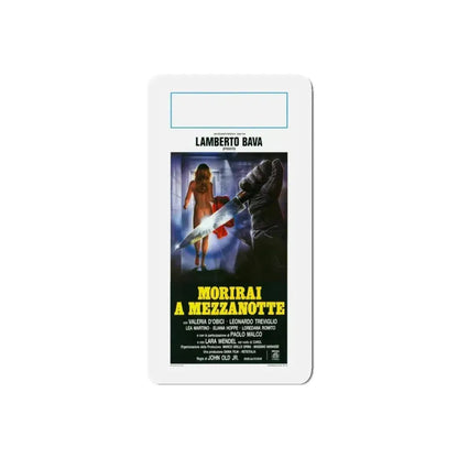 MIDNIGHT KILLER 1986 Movie Poster - Refrigerator Magnet 5 Inch Die-Cut - The Sticker Space