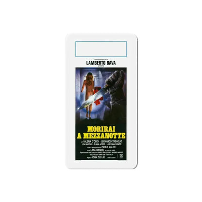 MIDNIGHT KILLER 1986 Movie Poster - Refrigerator Magnet 6 Inch Die-Cut - The Sticker Space