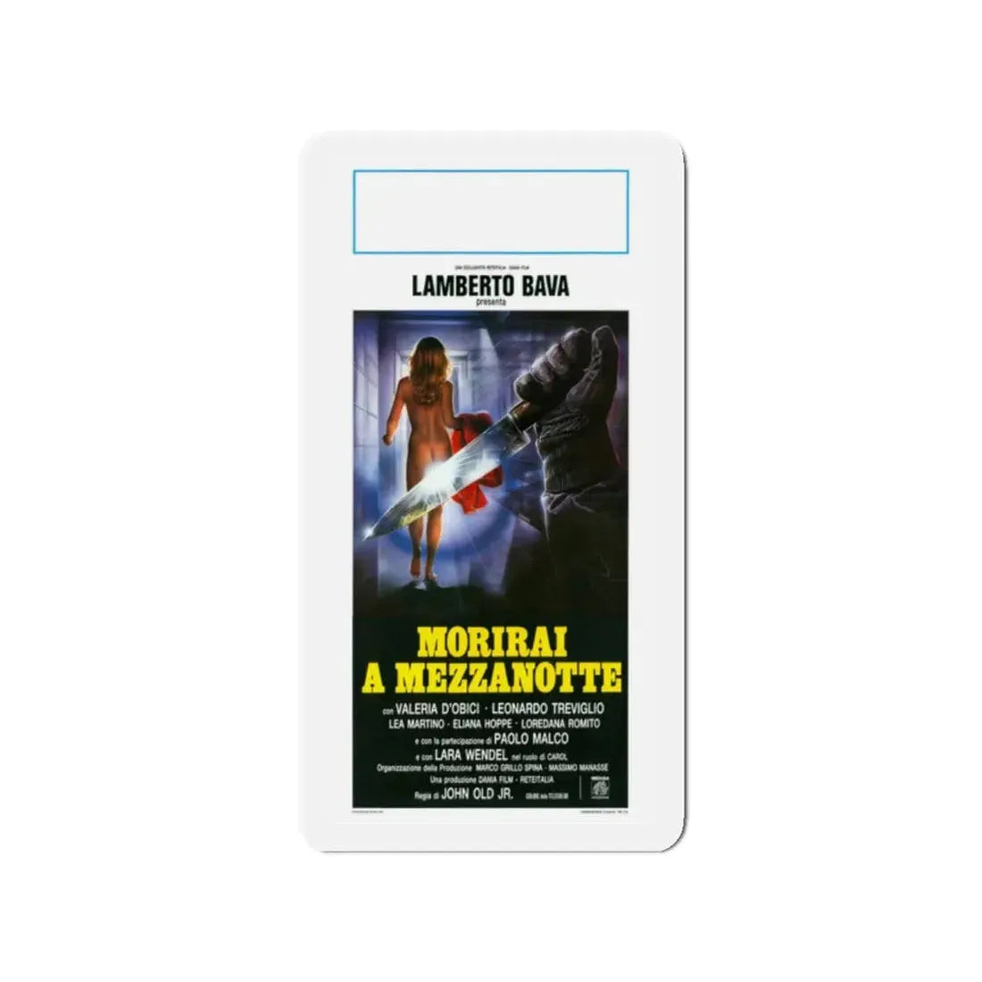 MIDNIGHT KILLER 1986 Movie Poster - Refrigerator Magnet - The Sticker Space