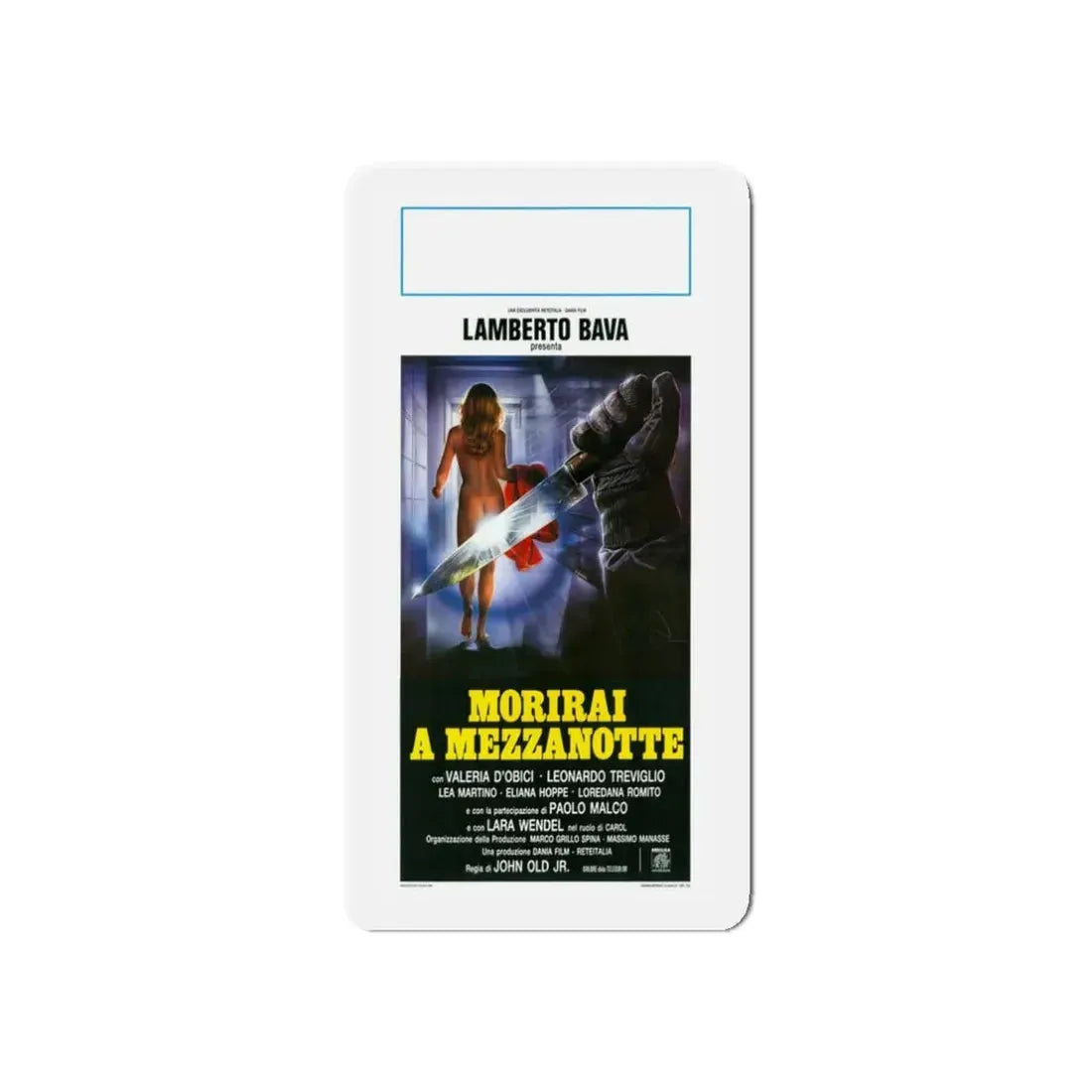 MIDNIGHT KILLER 1986 Movie Poster - Refrigerator Magnet - The Sticker Space