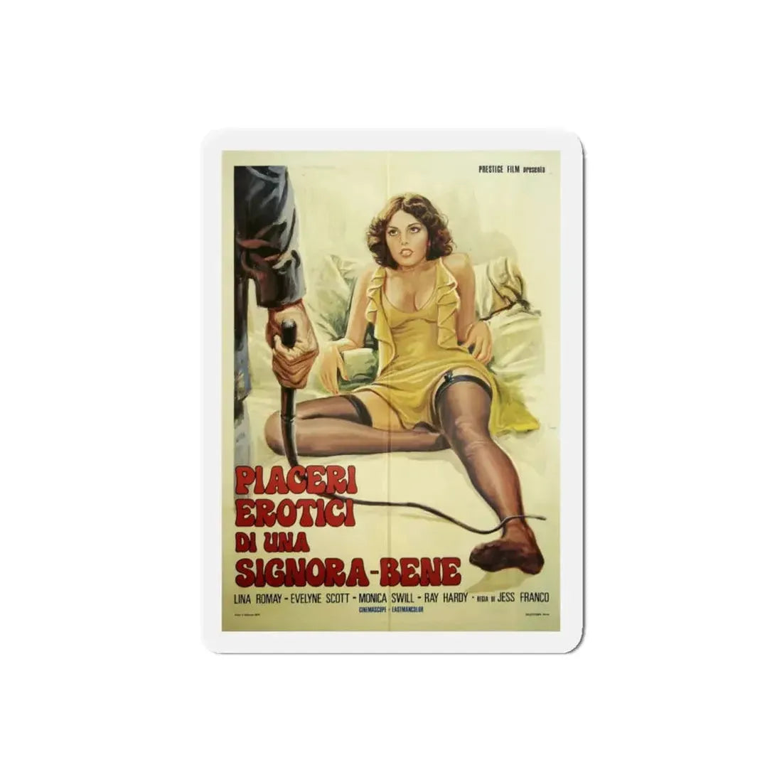 MIDNIGHT PARTY (ITALIAN) 1976 Movie Poster - Refrigerator Magnet - The Sticker Space