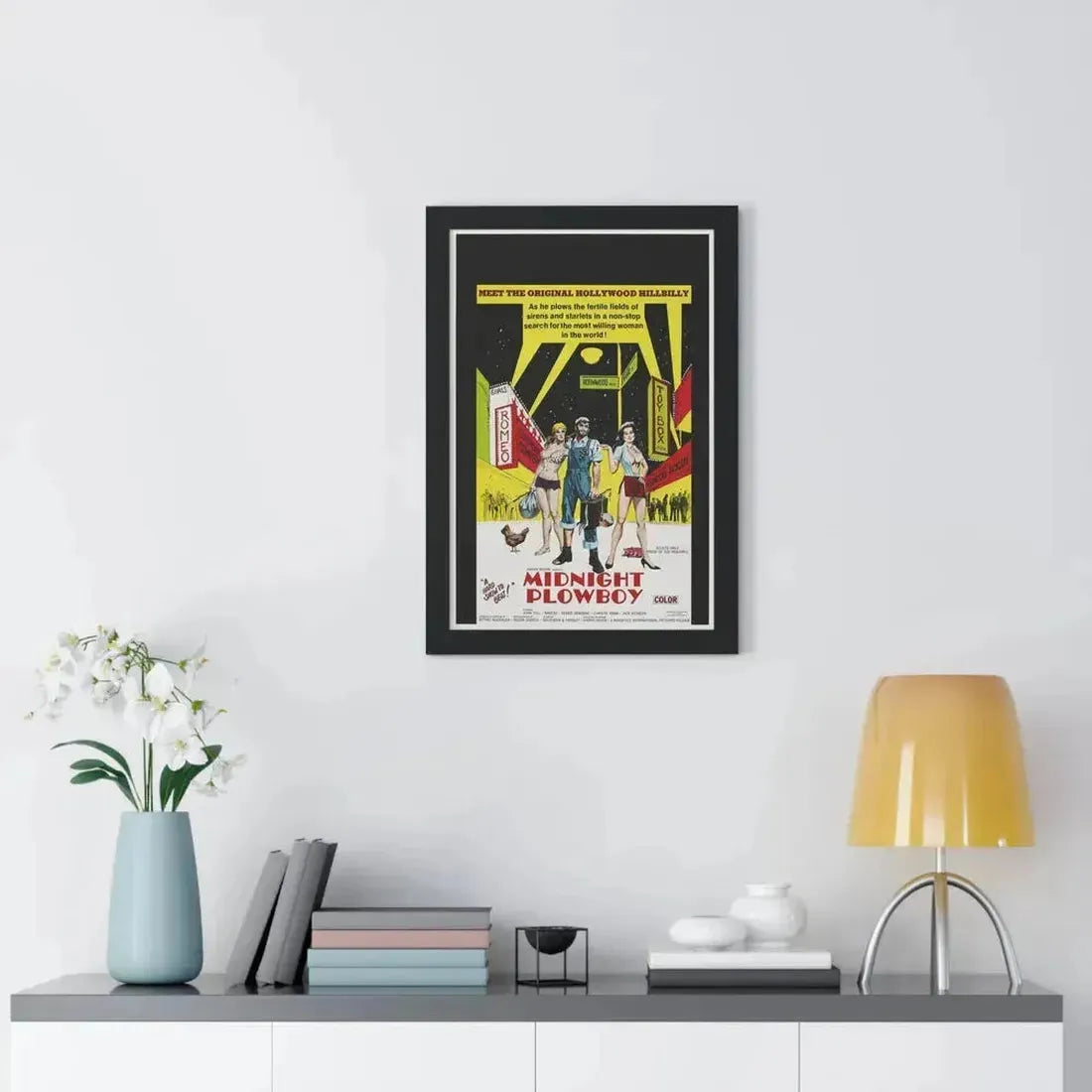 MIDNIGHT PLOWBOY 1971 - Framed Movie Poster - The Sticker Space