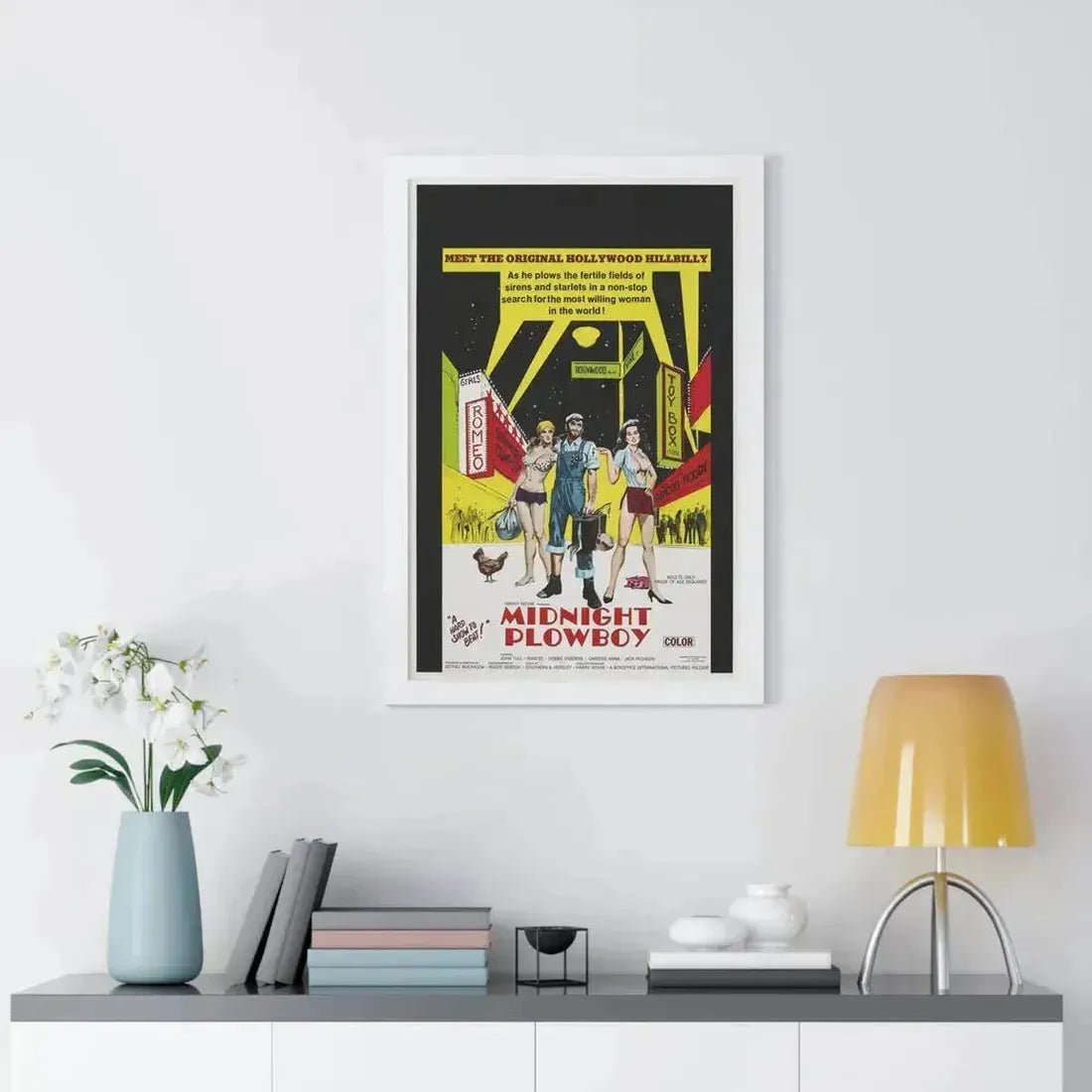 MIDNIGHT PLOWBOY 1971 - Framed Movie Poster - The Sticker Space