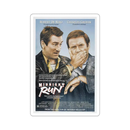 Midnight Run 1988 Movie Poster STICKER Vinyl Die-Cut Decal 5 Inch - The Sticker Space