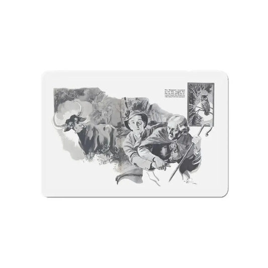 Midsummer Night, The Passing Show, August 6, 1938 (Magazine Illustration) Refrigerator Magnet 6 Inch - The Sticker Space