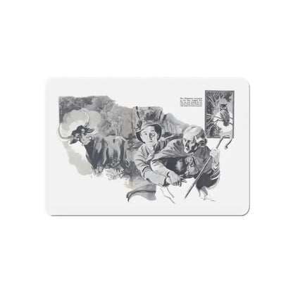 Midsummer Night, The Passing Show, August 6, 1938 (Magazine Illustration) Refrigerator Magnet - The Sticker Space