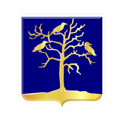 Midwoud wapen (Netherlands) (Coat of Arms) STICKER Vinyl Kiss-Cut Decal 2 Inch White - The Sticker Space