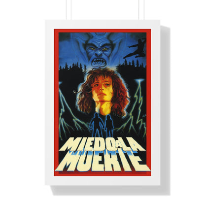 MIEDO A LA MUERTE (SCARED TO DEATH) 1989 - Framed Movie Poster-16″ x 24″-The Sticker Space