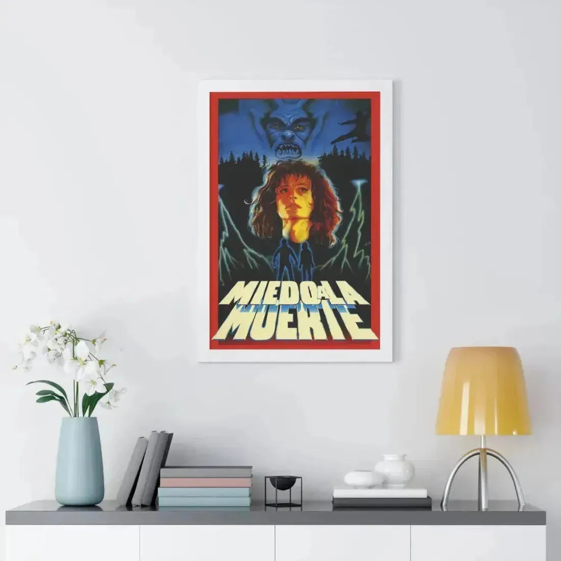 MIEDO A LA MUERTE (SCARED TO DEATH) 1989 - Framed Movie Poster - The Sticker Space