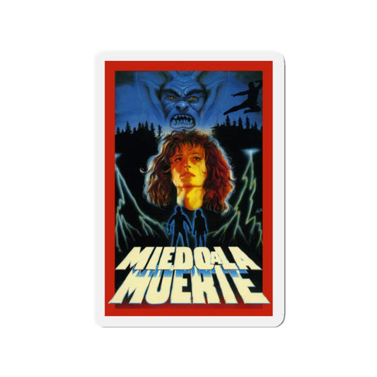 MIEDO A LA MUERTE (SCARED TO DEATH) 1989 Movie Poster - Refrigerator Magnet-2" x 2"-The Sticker Space