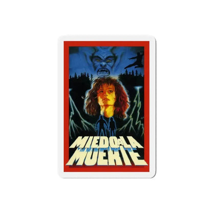 MIEDO A LA MUERTE (SCARED TO DEATH) 1989 Movie Poster - Refrigerator Magnet 6 Inch Die-Cut - The Sticker Space