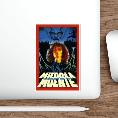 MIEDO A LA MUERTE (SCARED TO DEATH) 1989 Movie Poster STICKER Vinyl Die-Cut Decal-The Sticker Space