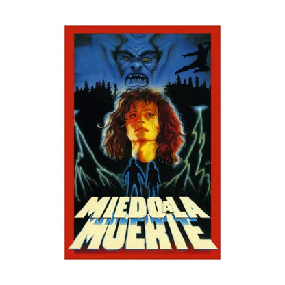 MIEDO A LA MUERTE (SCARED TO DEATH) 1989 - Paper Movie Poster - The Sticker Space