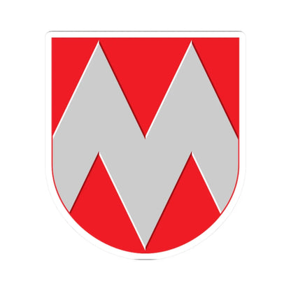 Miehikkala.vaakuna (Finland) (Coat of Arms) STICKER Vinyl Kiss-Cut Decal 2 Inch White - The Sticker Space