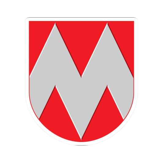 Miehikkala.vaakuna (Finland) (Coat of Arms) STICKER Vinyl Kiss-Cut Decal 2 Inch White - The Sticker Space