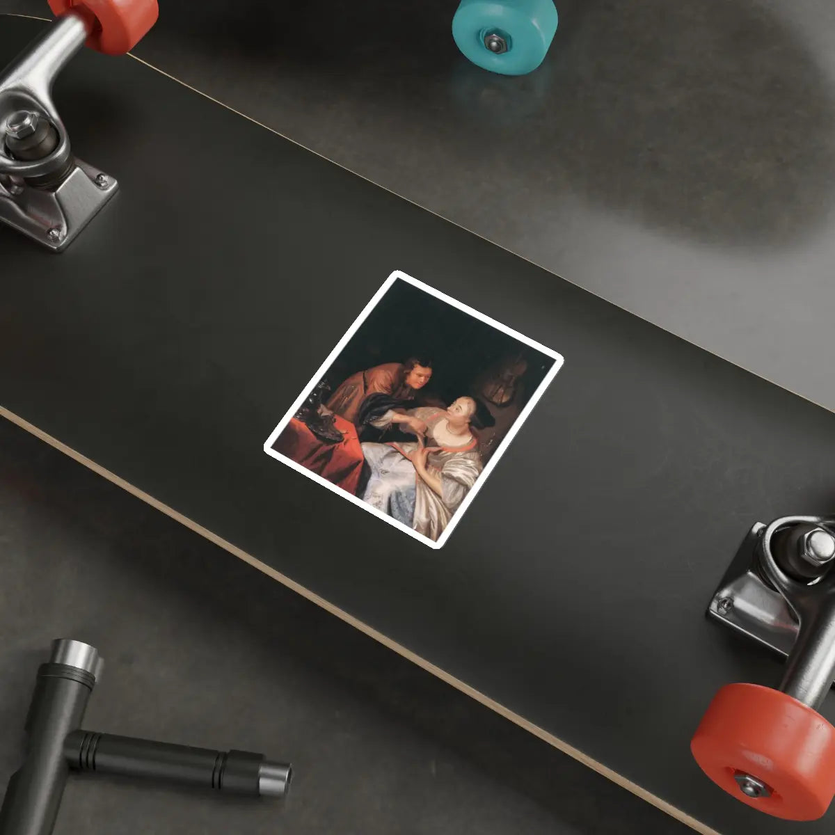 SKU:29223991351846450835 Sticker types:White Shape:Die-Cut Sizes:4" × 4"