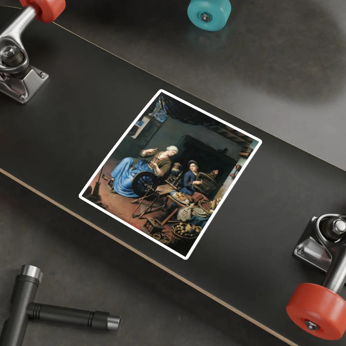 SKU:20584805174473991966 Sticker types:White Shape:Die-Cut Sizes:6" × 6"