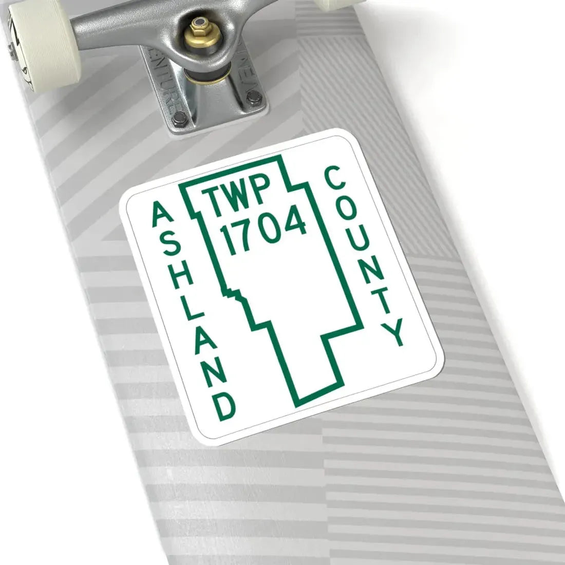 Mifflin Township Route 1704 Ashland County Ohio (Ohio) (Road Sign) STICKER Vinyl Kiss-Cut Decal - The Sticker Space