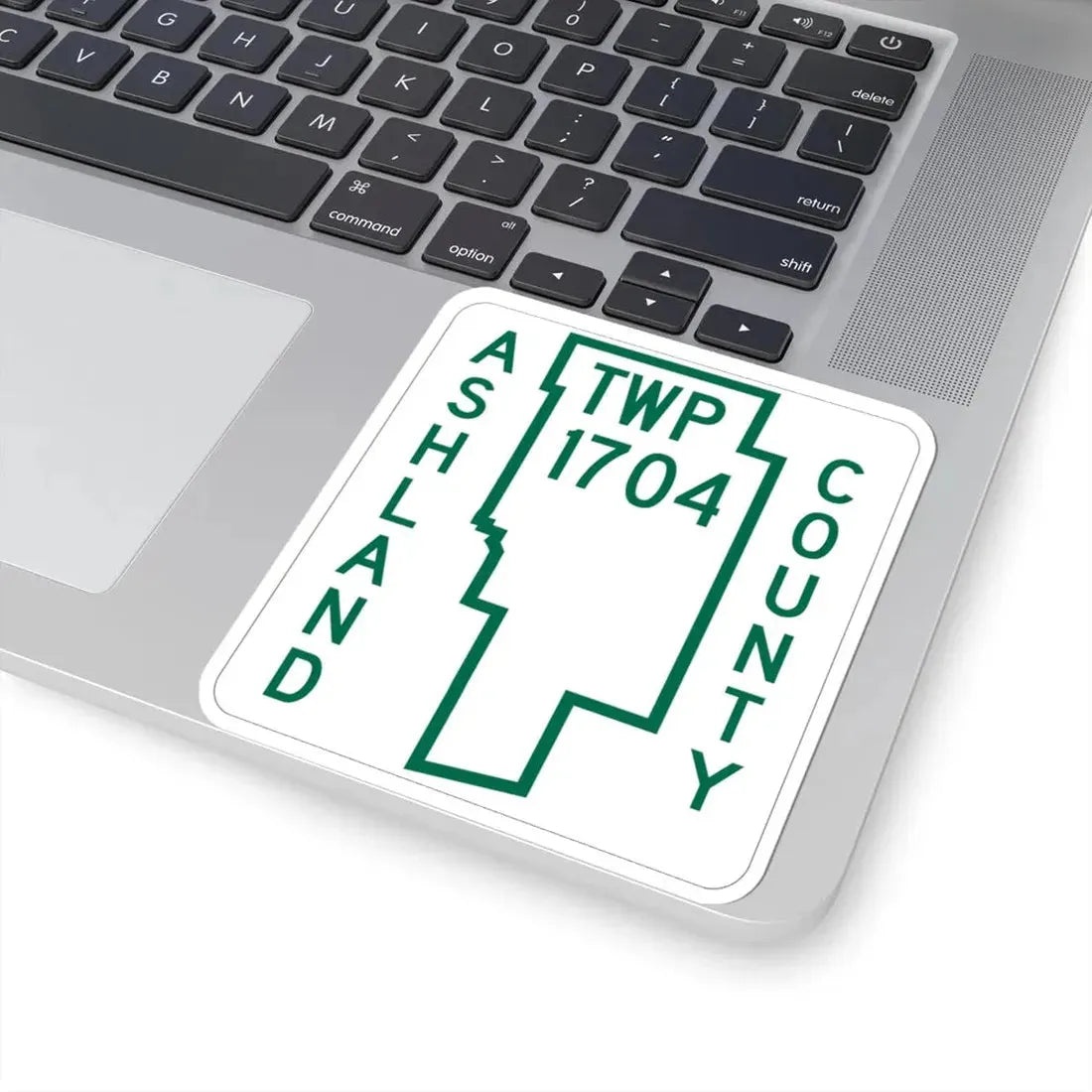 Mifflin Township Route 1704 Ashland County Ohio (Ohio) (Road Sign) STICKER Vinyl Kiss-Cut Decal - The Sticker Space