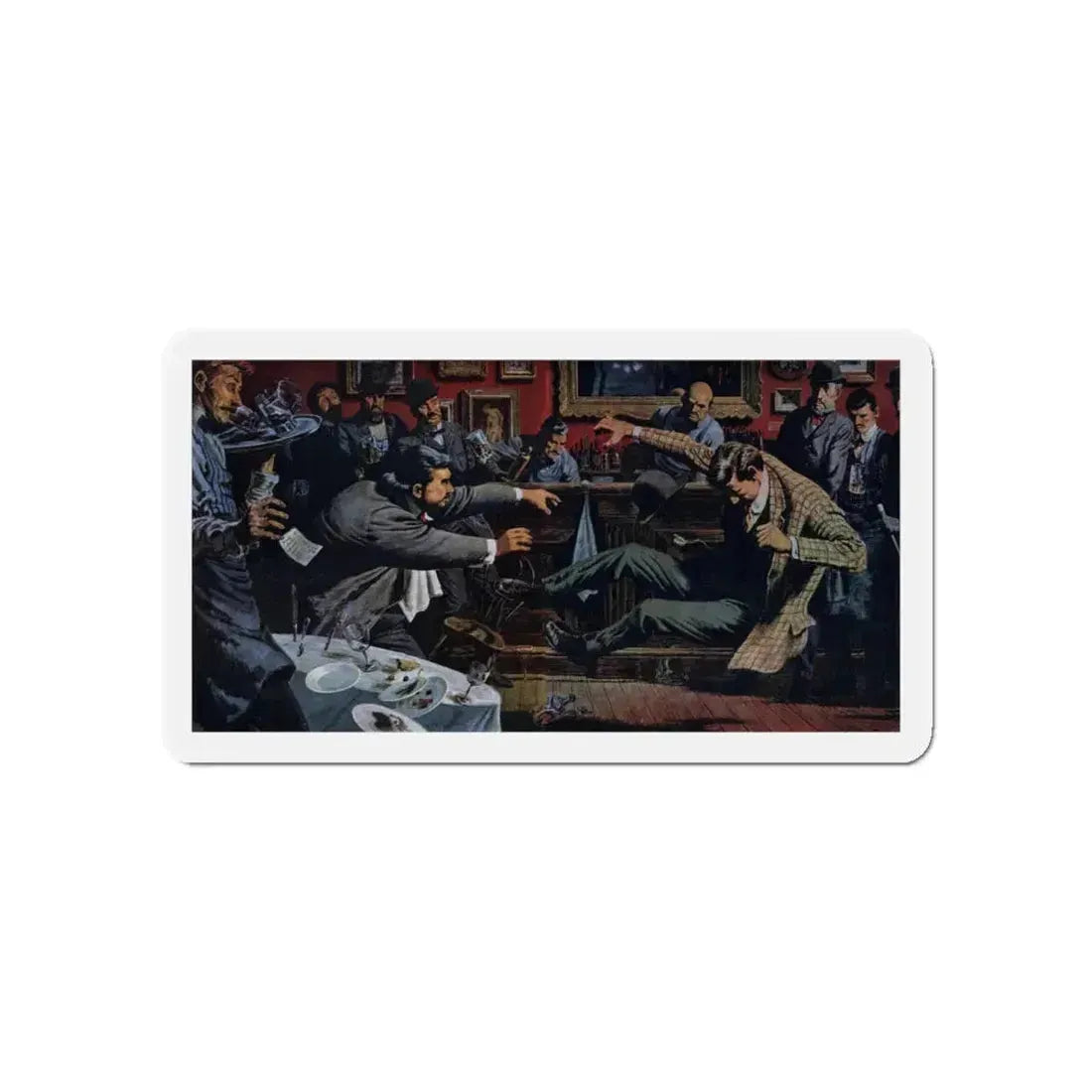 Mighty Butterball, True, May 1955 (Magazine Illustration) Refrigerator Magnet 5 Inch - The Sticker Space