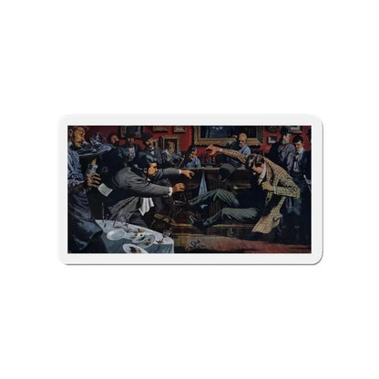 Mighty Butterball, True, May 1955 (Magazine Illustration) Refrigerator Magnet - The Sticker Space