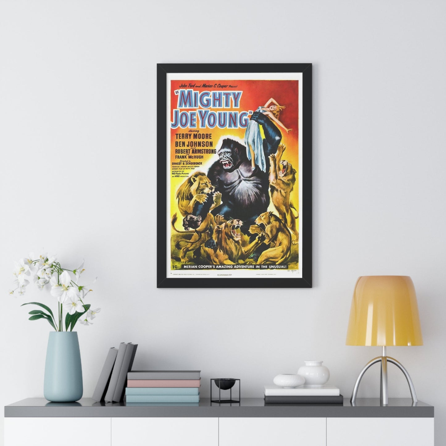 MIGHTY JOE YOUNG 1949 - Framed Movie Poster-The Sticker Space