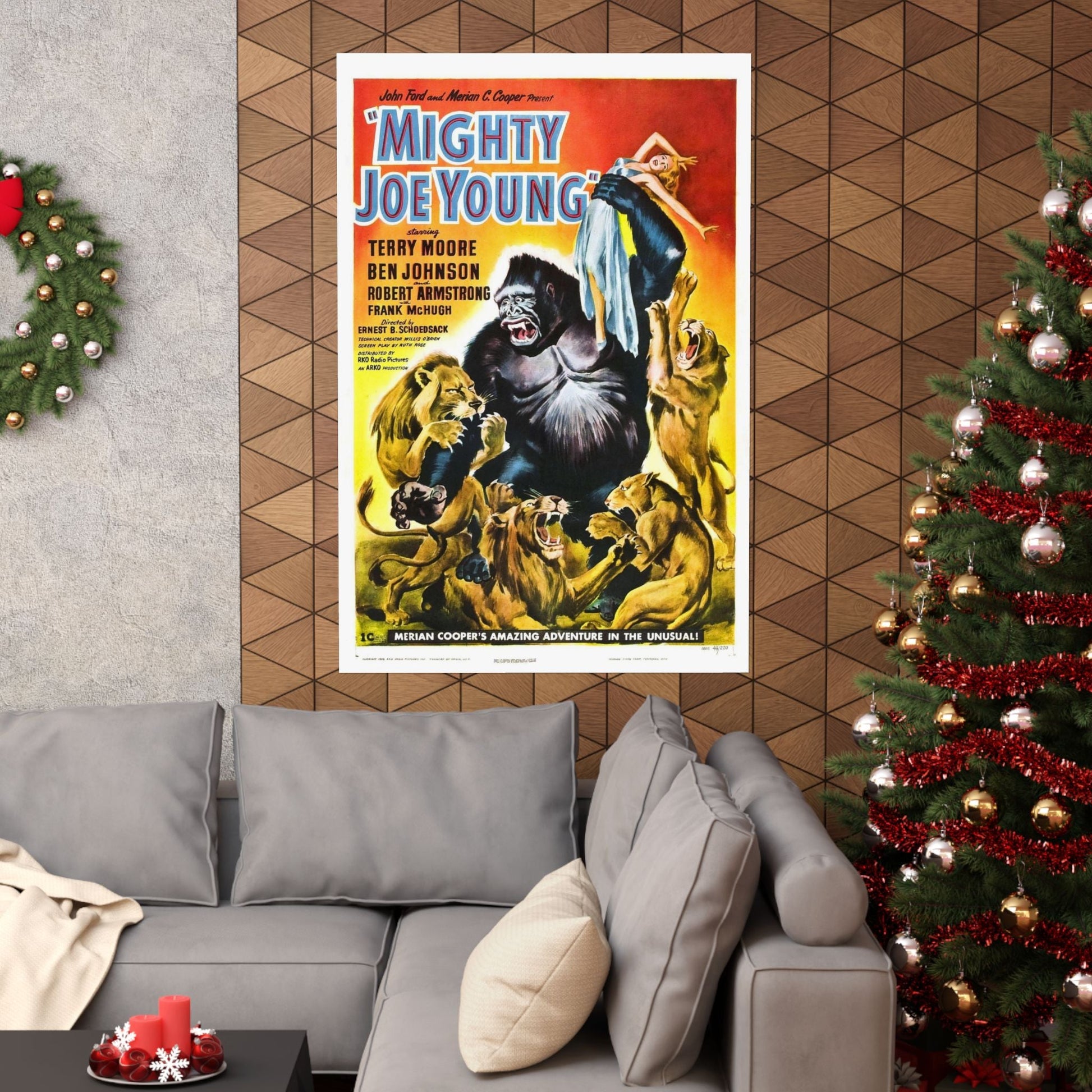 MIGHTY JOE YOUNG 1949 - Paper Movie Poster-The Sticker Space