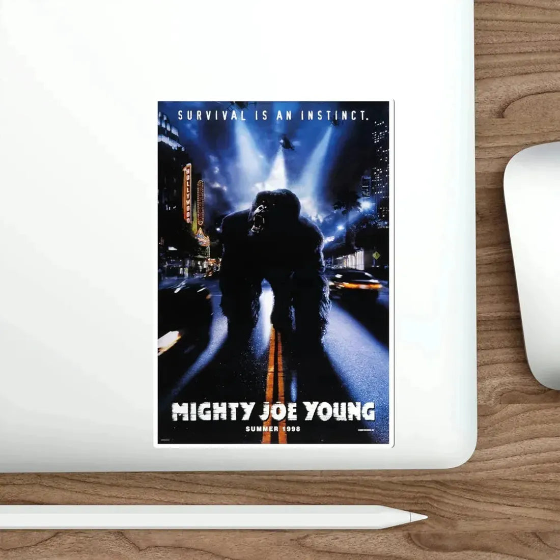 Mighty Joe Young 1998 Movie Poster STICKER Vinyl Die-Cut Decal - The Sticker Space