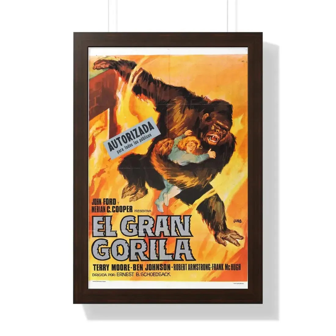 MIGHTY JOE YOUNG (3) 1949 - Framed Movie Poster - The Sticker Space