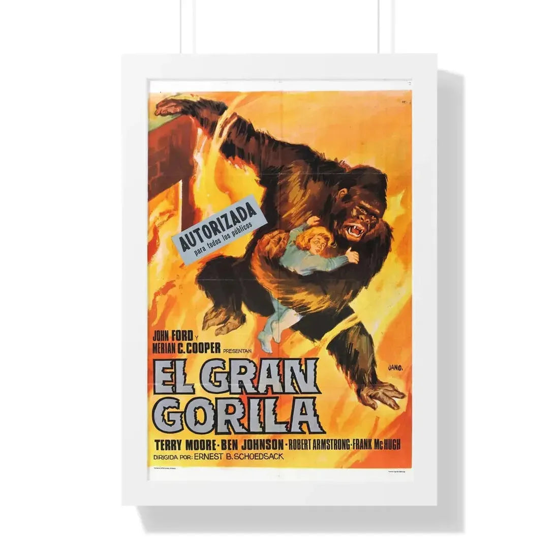 MIGHTY JOE YOUNG (3) 1949 - Framed Movie Poster - The Sticker Space