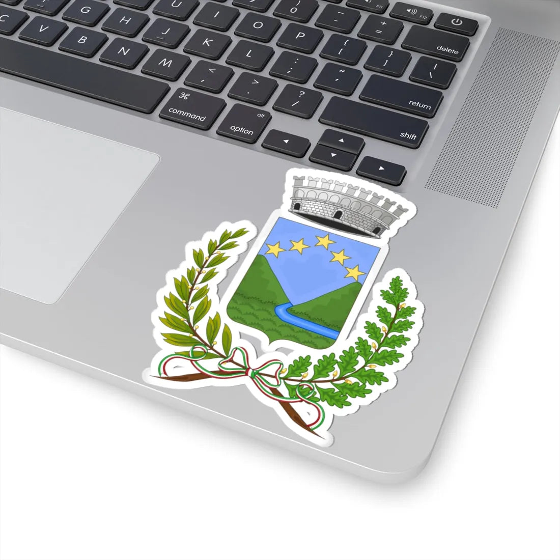 Mignanego-Stemma (Italy) (Coat of Arms) STICKER Vinyl Kiss-Cut Decal - The Sticker Space