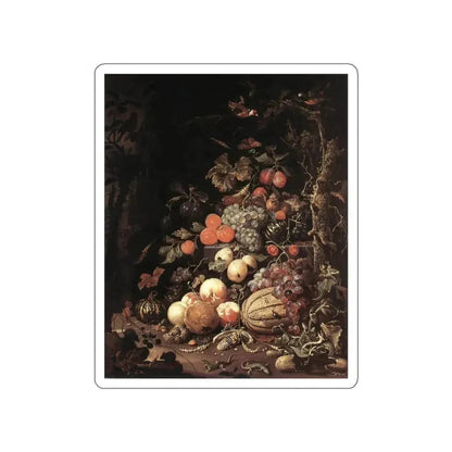 MIGNON, Abraham - Still-Life (Artwork) STICKER Vinyl Die-Cut Decal White Die-Cut 3 Inch - The Sticker Space