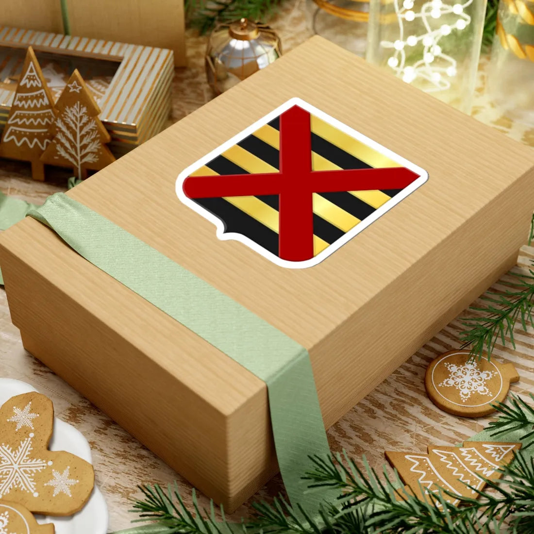 Mijnden wapen (Netherlands) (Coat of Arms) STICKER Vinyl Kiss-Cut Decal - The Sticker Space