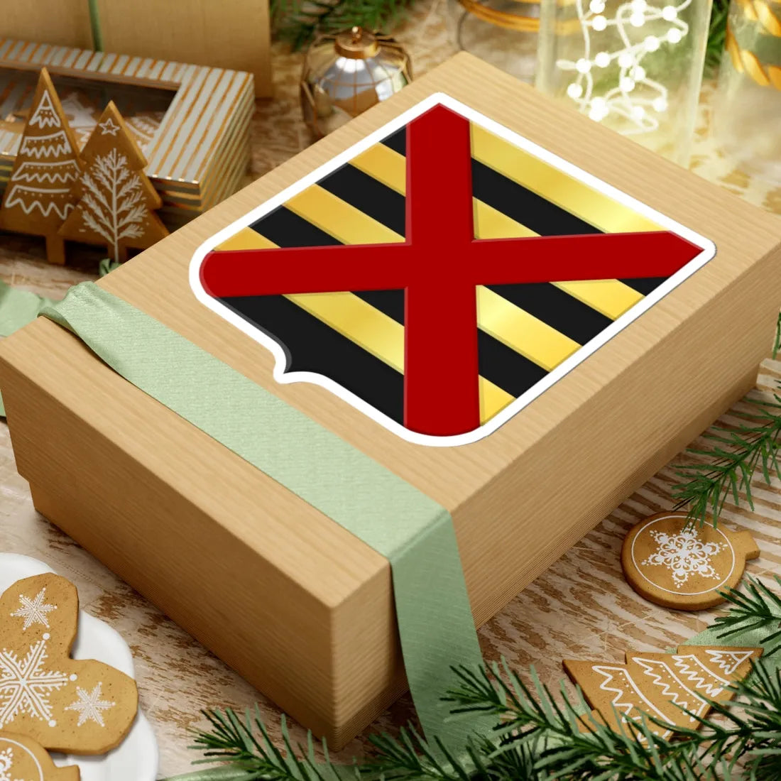 Mijnden wapen (Netherlands) (Coat of Arms) STICKER Vinyl Kiss-Cut Decal - The Sticker Space