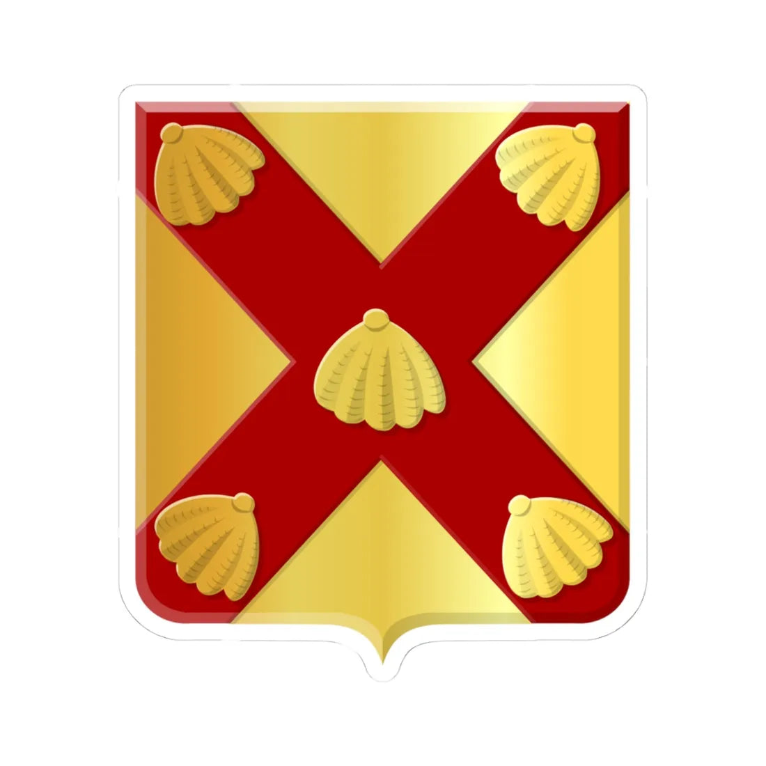 Mijnsheerenland wapen (Netherlands) (Coat of Arms) STICKER Vinyl Kiss-Cut Decal 4 Inch White - The Sticker Space