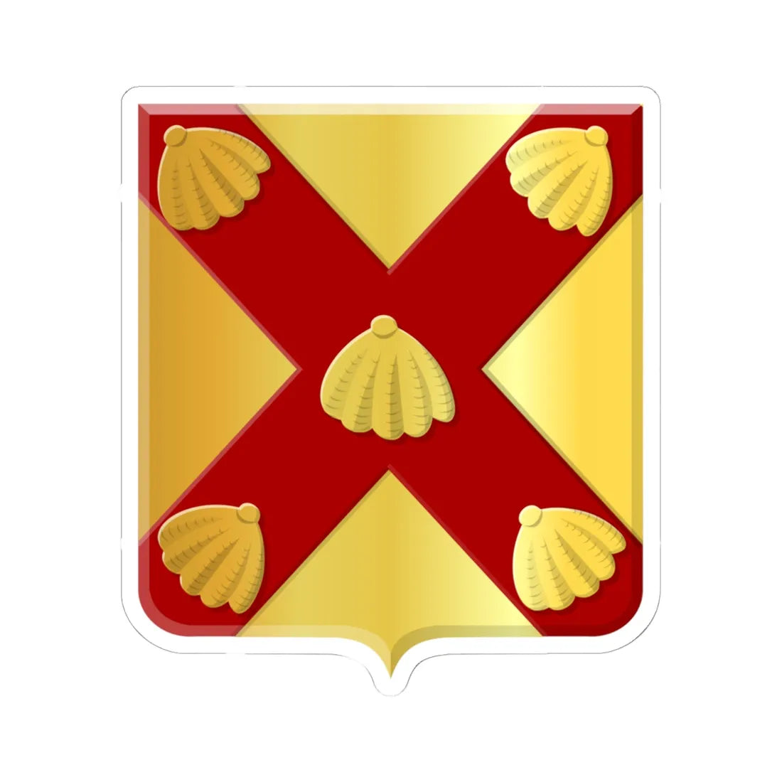 Mijnsheerenland wapen (Netherlands) (Coat of Arms) STICKER Vinyl Kiss-Cut Decal 6 Inch White - The Sticker Space