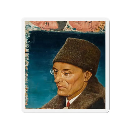 Mikhail Suslov (c. 1950s) (Magazine Illustration) Refrigerator Magnet 2 Inch - The Sticker Space