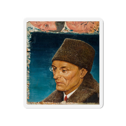 Mikhail Suslov (c. 1950s) (Magazine Illustration) Refrigerator Magnet-4" x 4"-The Sticker Space