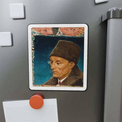 Mikhail Suslov (c. 1950s) (Magazine Illustration) Refrigerator Magnet-The Sticker Space