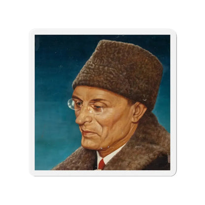 Mikhail Suslov, probable Newsweek magazine cover, circa 1950s (Magazine Illustration) Refrigerator Magnet - The Sticker Space