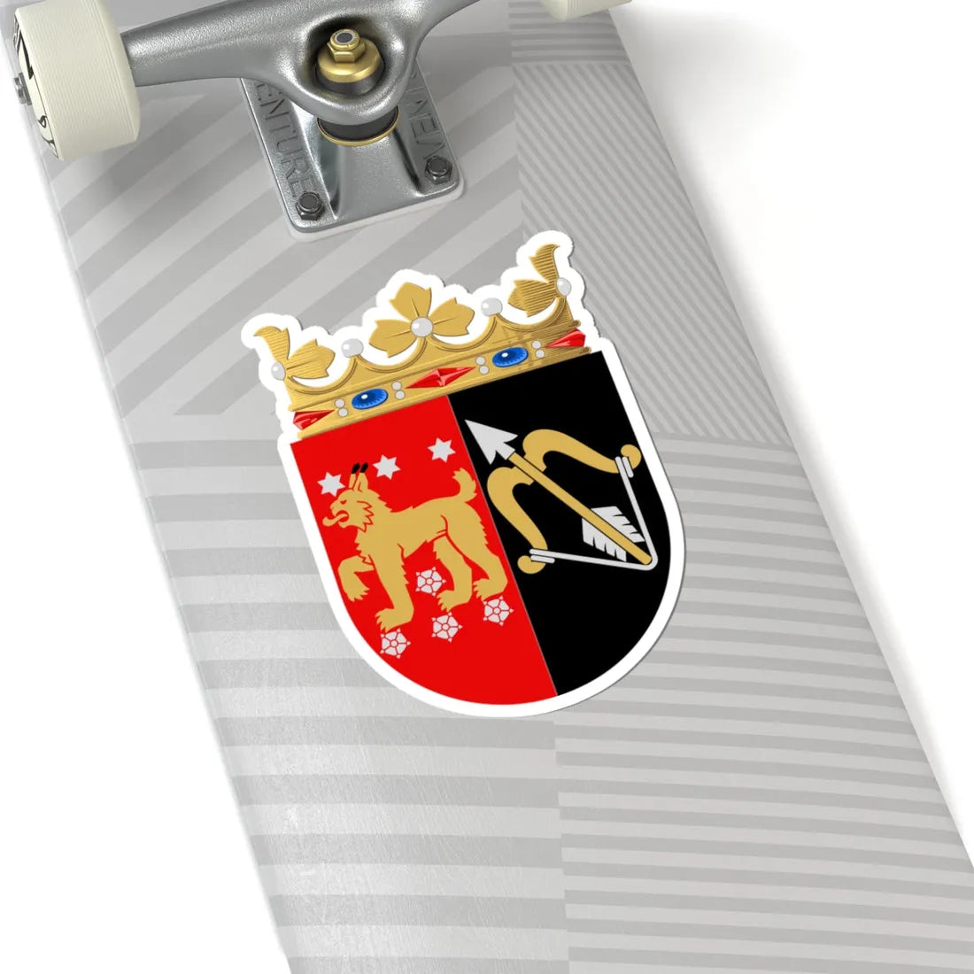Mikkelin lääni.vaakuna (Finland) (Coat of Arms) STICKER Vinyl Kiss-Cut Decal - The Sticker Space