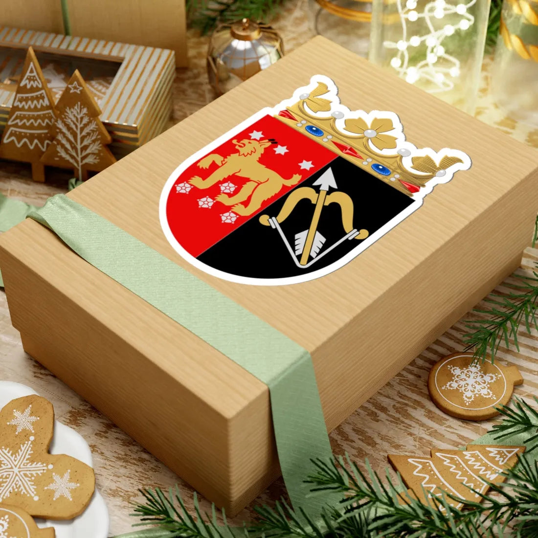 Mikkelin lääni.vaakuna (Finland) (Coat of Arms) STICKER Vinyl Kiss-Cut Decal - The Sticker Space