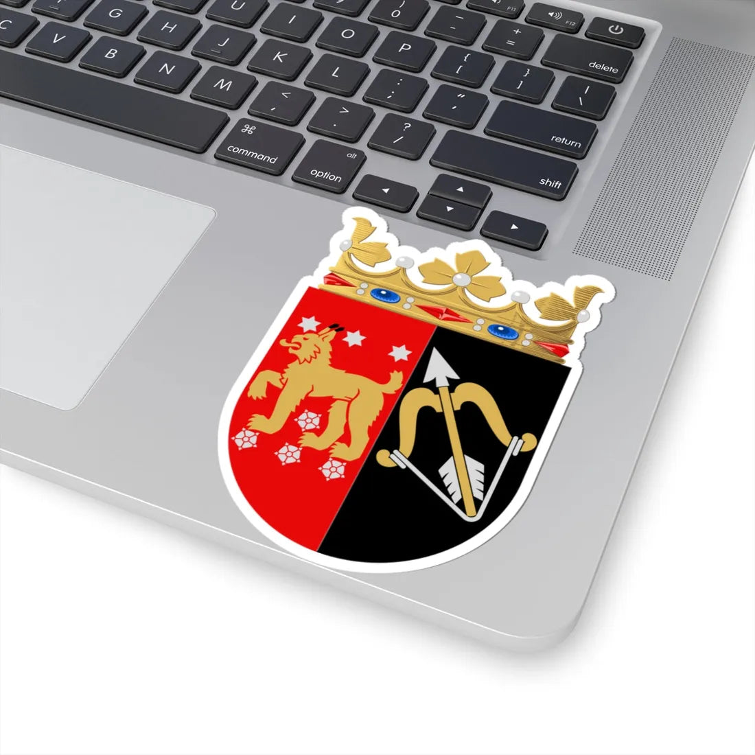Mikkelin lääni.vaakuna (Finland) (Coat of Arms) STICKER Vinyl Kiss-Cut Decal - The Sticker Space