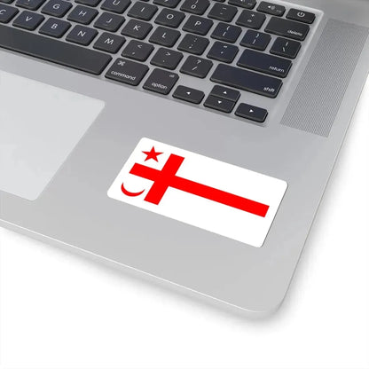 Mikmaq State Flag (Canada) STICKER Vinyl Kiss-Cut Decal - The Sticker Space