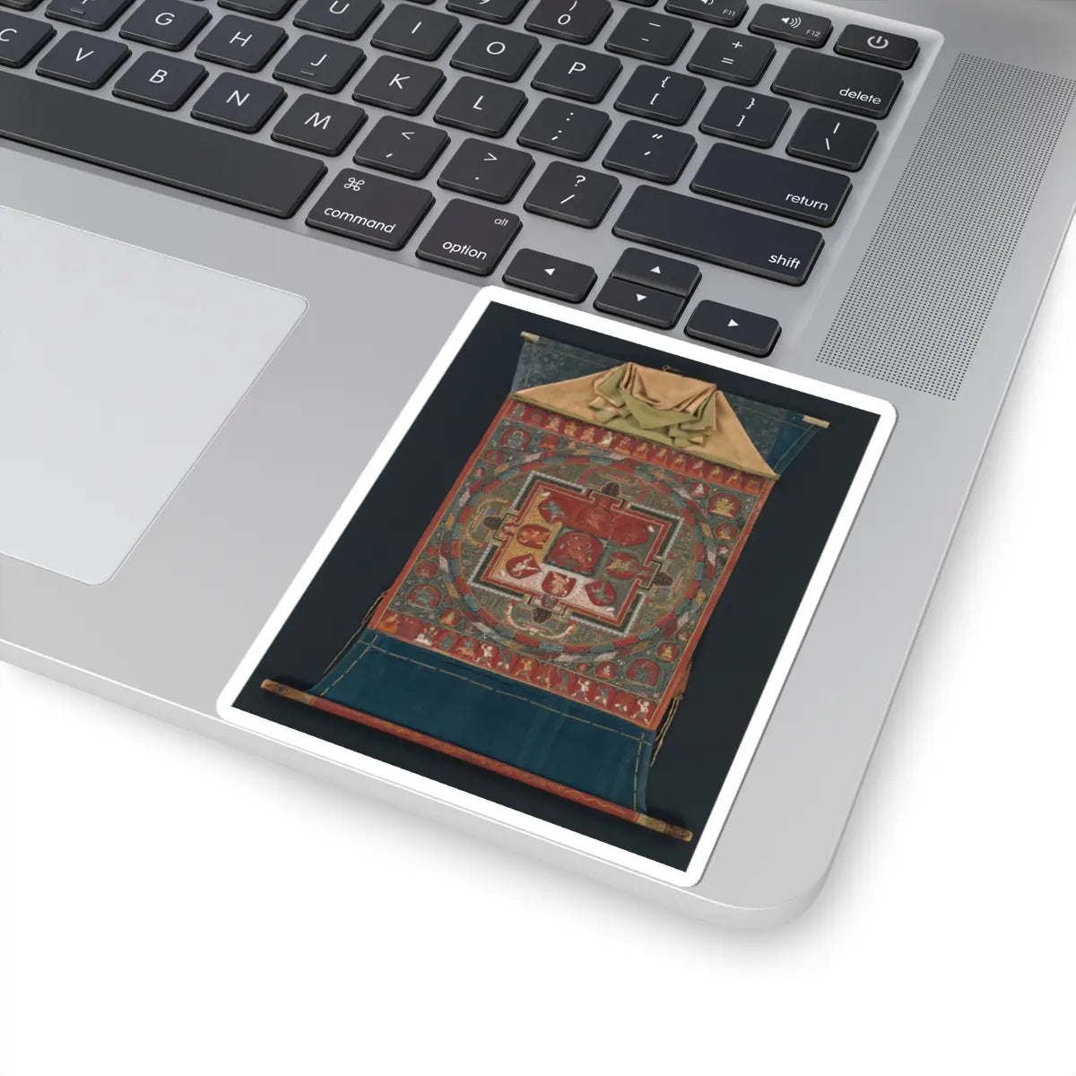 Mikyo Dorje - Mandala of Raktayamari - late 14th century v1 - STICKER Vinyl Kiss-Cut Decal