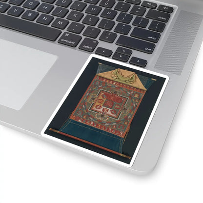 Mikyo Dorje - Mandala of Raktayamari - late 14th century v1 - STICKER Vinyl Kiss-Cut Decal