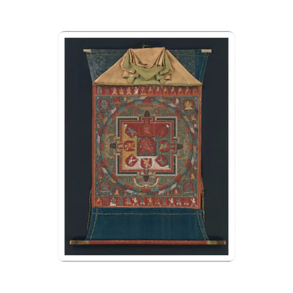 Mikyo Dorje - Mandala of Raktayamari - late 14th century v1 - STICKER Vinyl Kiss-Cut Decal