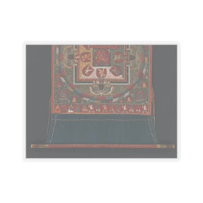 Mikyo Dorje - Mandala of Raktayamari - late 14th century v3 - STICKER Vinyl Kiss-Cut Decal